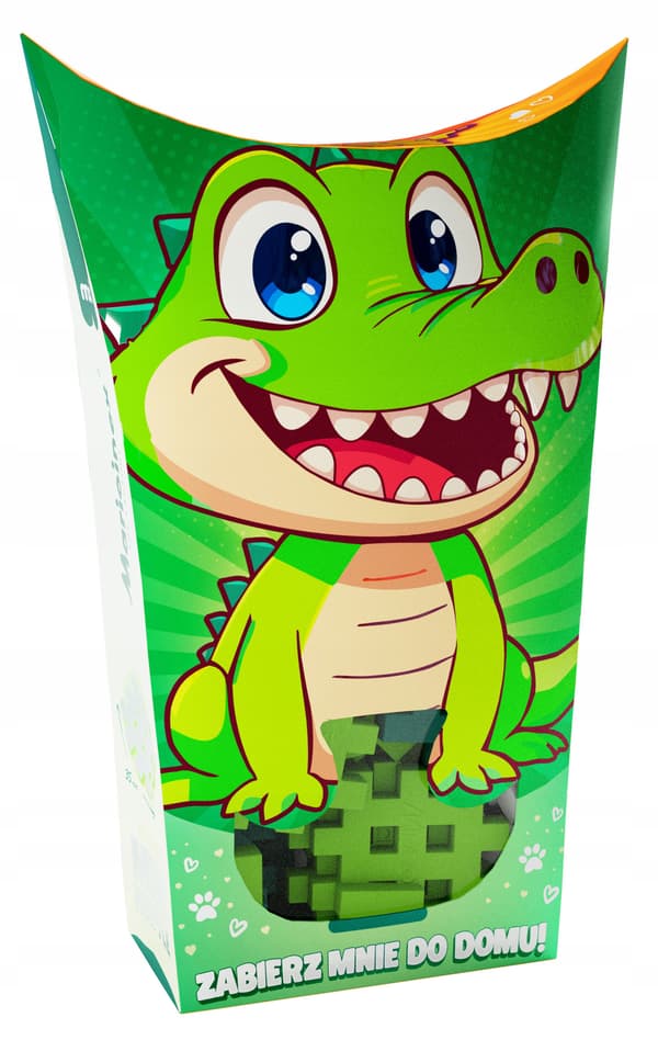 Marioinex Mini Waffle POCKET PETS - KROKODIL-set
