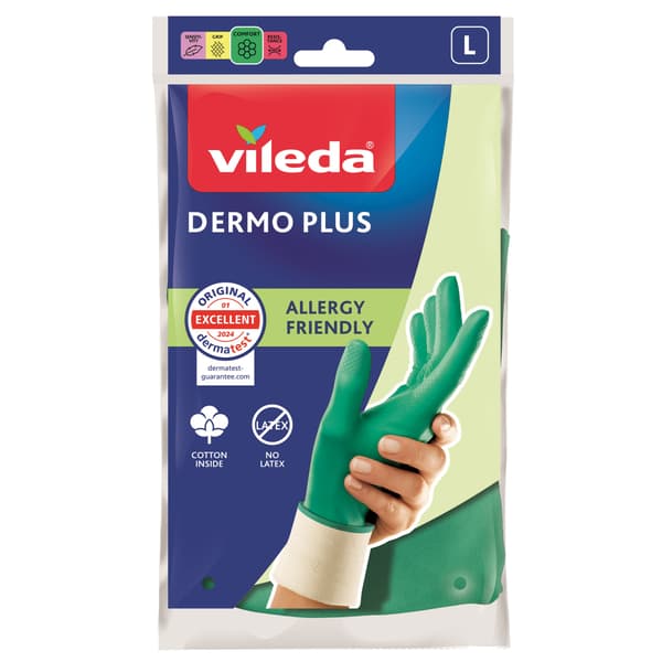 Vileda Dermo Plus L handskar
