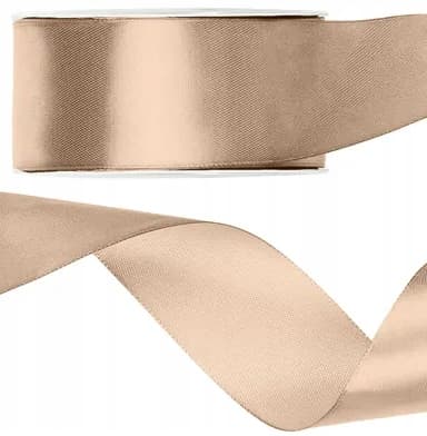 PEACH Satinband Dekorativt Bröllopsband 38mm 25m
