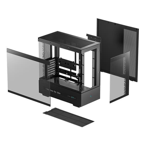 DeepCool CH690 ATX computerkabinet med LCD-skærm