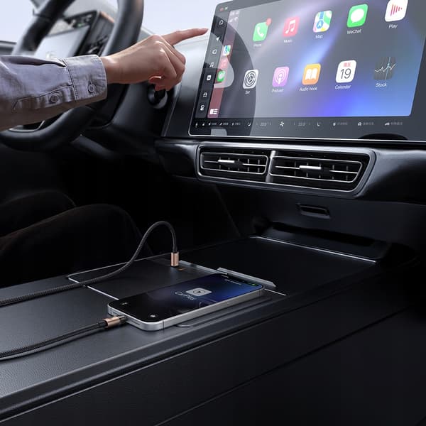 MCDODO USB-C KABEL HURTIG OPLADNING TIL IPHONE LIGHTNING 36W 1M LED GULD