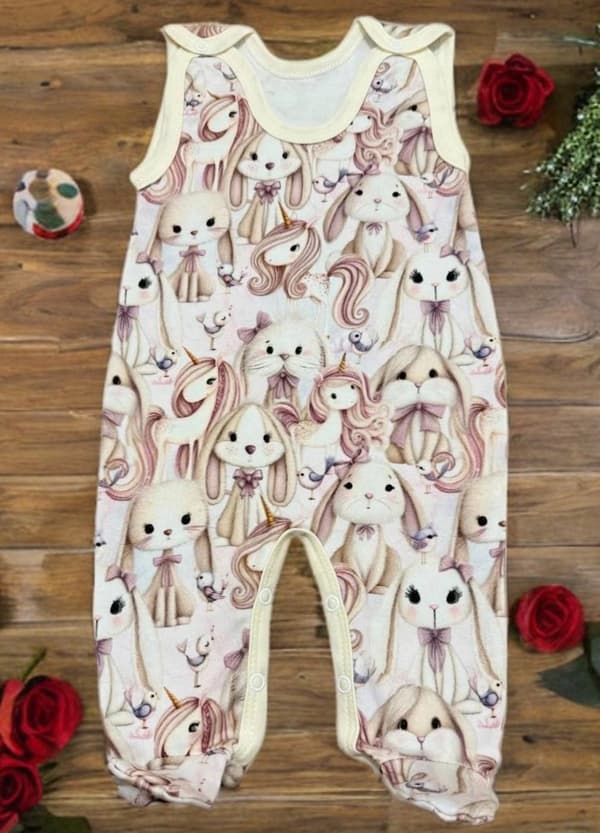 ROOMMASSES 86 PYJAMAS för FLICKKLÄDER ENHÖRNING