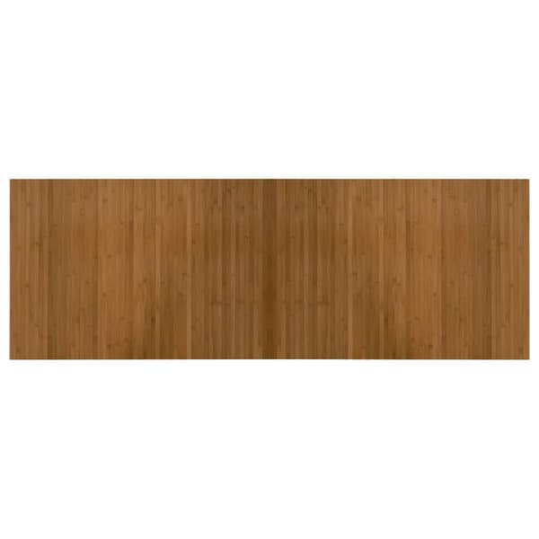 vidaXL Rektangulär matta, brun, 70x200 cm, bambu