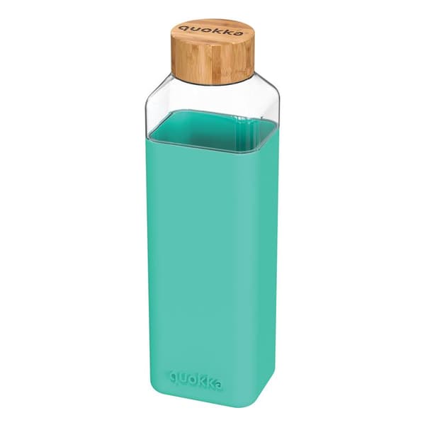 Quokka Storm - Glasvattenflaska 700 ml (Blågrön)