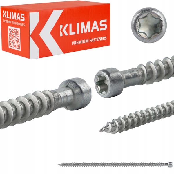 Fuldgevindsskruer, cylinderhoved WKFC-08200
