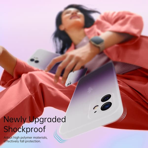 LILLA OMBRE-ETUUR TIL IPHONE 12 6.1'