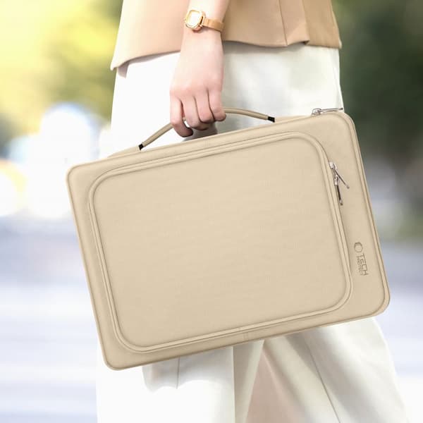 TECH-PROTECT BASIC BÆRBAR TASKE 13-14" ØRKENBEIGE
