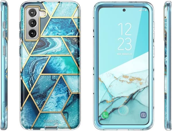 BLÅT BUMPER-ETUIL TIL SAMSUNG GALAXY S22+