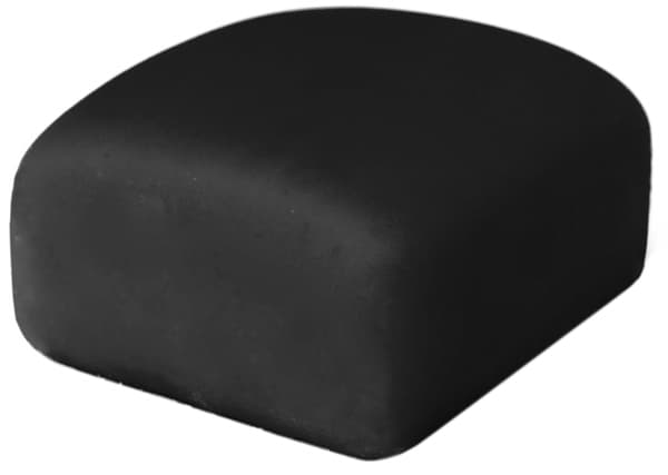 Sort plastikglasur 100 g, 1 pakke.
