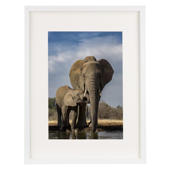 Fotoramposter A3 A4 29,7x42 cm klassisk vit MDF BD art