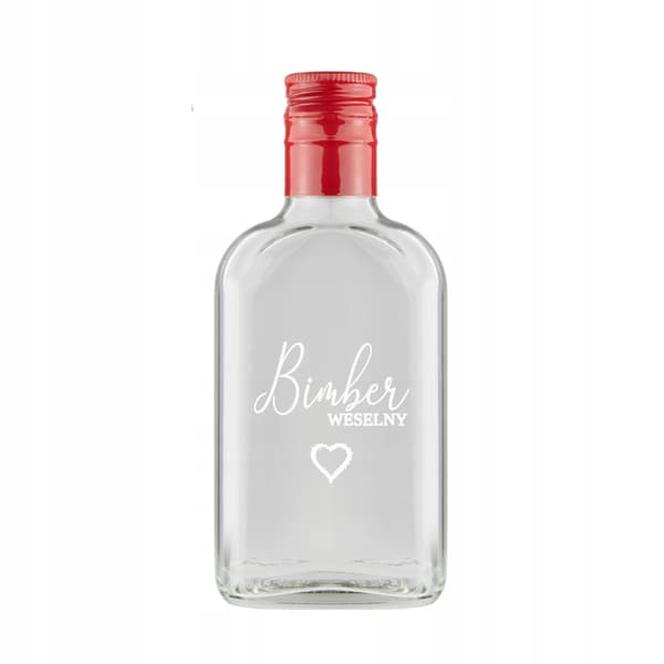 200ml pensel med tryck BRÖLLOP MÅNSKEN Bröllopspresent 0,2l