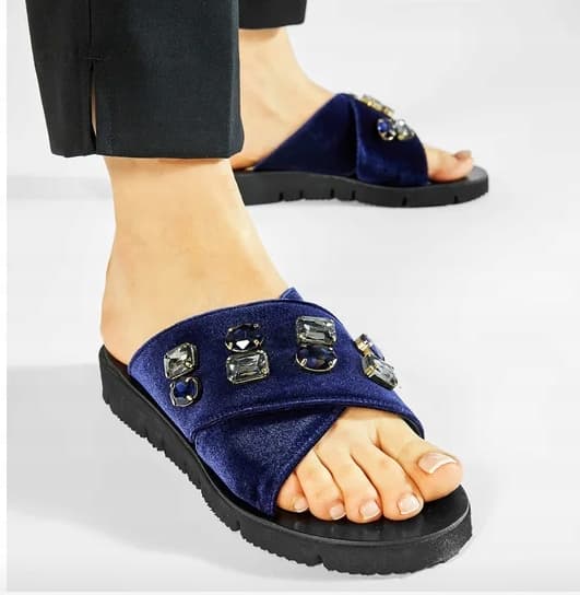GINO ROSSI DAM MARINBLÅA FLIP-FLOPS 36 3W7G2*