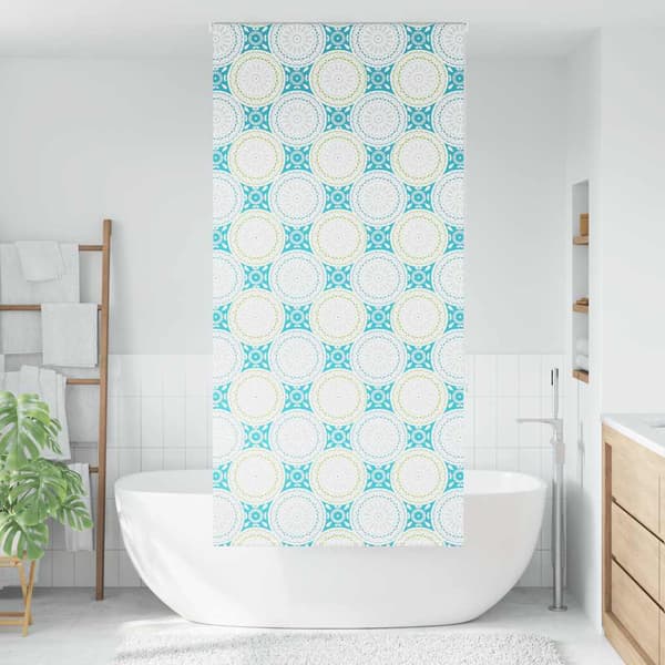 vidaXL Duschrullgardin 100x240 cm Tygbredd 96 cm