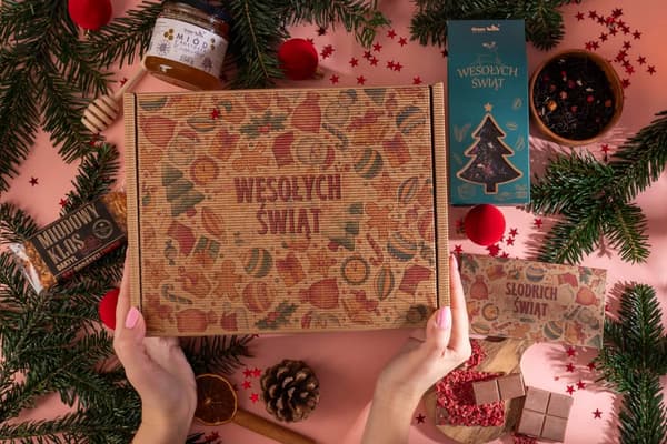 julegavesæt te chokolade honning bar gaveæske