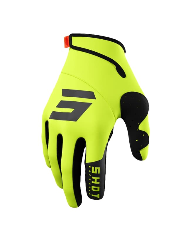 Trainer 2.0 Neon Gul/Sort Softshell Vinterhandsker Størrelse 10