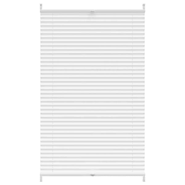Plisserad rullgardin, vit (90x150 cm)
