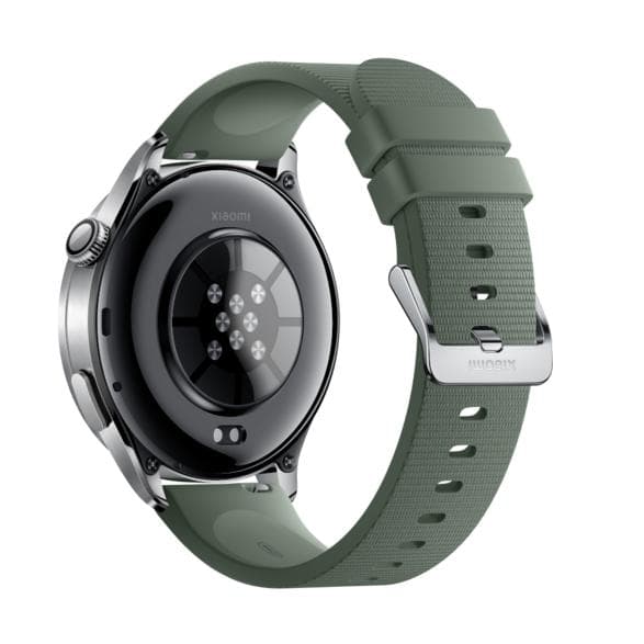 Smartwatch XIAOMI Watch 5 Silver med grön rem