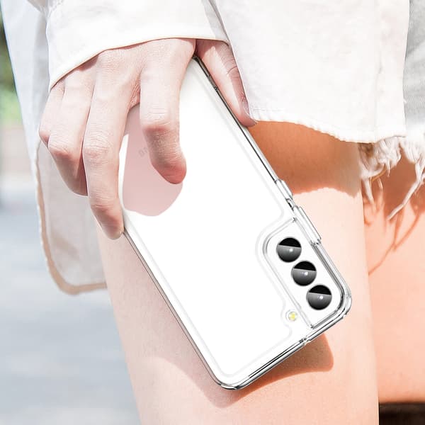 Outer Space Case Samsung Galaxy S23+ skal med flexibel ram transparent