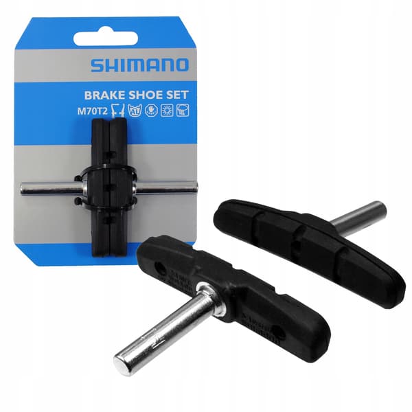 Shimano M70T2 bremseklodser med pinde