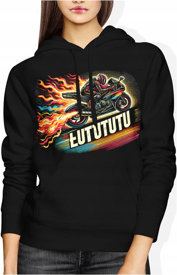 Motorcykelsweatshirt gaveidé