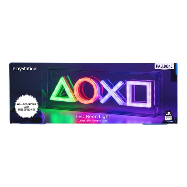 Neon LED Ikoner Lampe - PlayStation