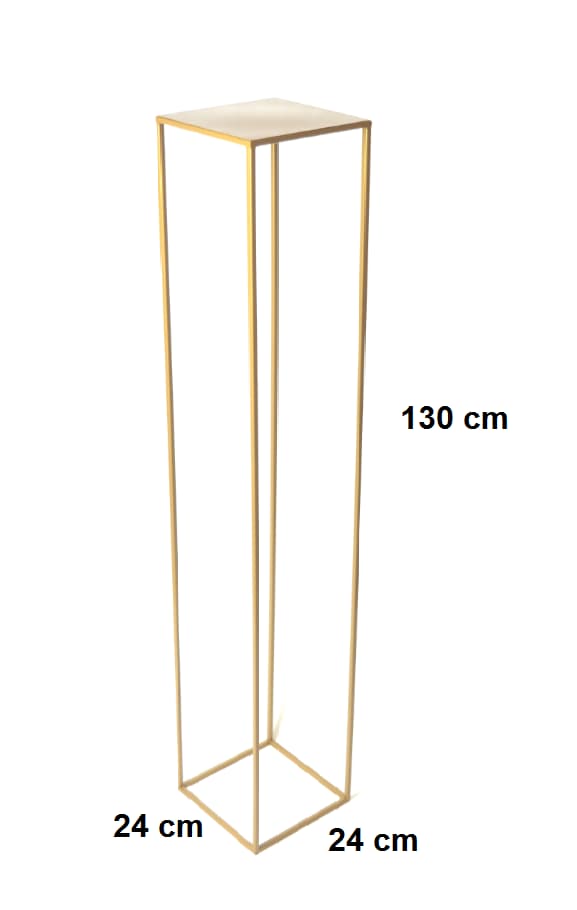 Loft blomställning 130 cm guldfärgad 363