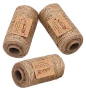 Jutegarn, diameter 1 mm x 100 m, 3 stk. pr. pakke