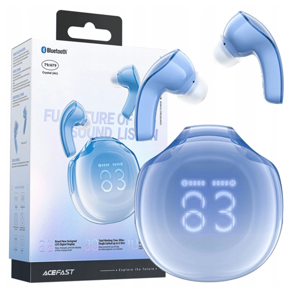 Acefast T9 Bluetooth 5.3 Trådlösa In-Ear Hörlurar - Blå
