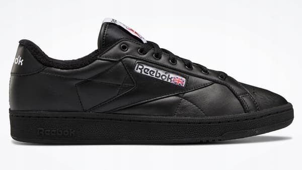 Reebok Club C mustat nahkaurheilukengät 37,5