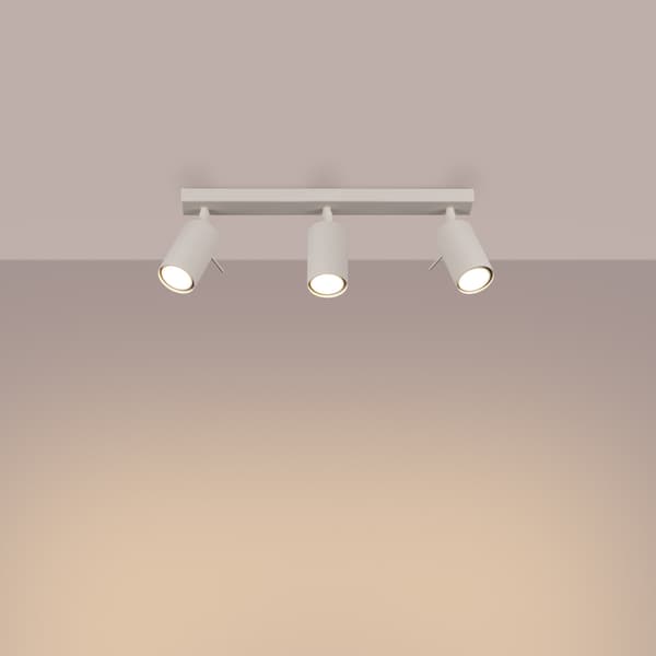 RINGSPOTLIGHT 3 GU10 BEIGE SOLLUX SL.1496
