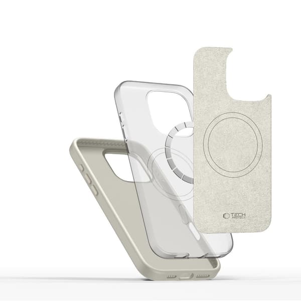 TECH-PROTECT SILIKONE PURE MAGSAFE IPHONE 16 PRO COSMIC LATTE