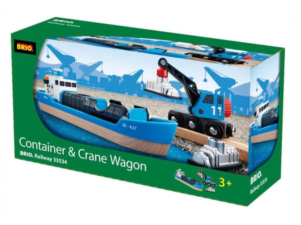 BRIO Lasthamn med Kran 33534