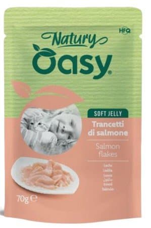 Oasy | Natury | Våtfoder för katter - 70 g påse - Lax 70 g
