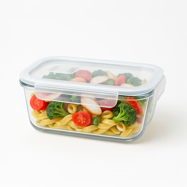 Matlåda 1040 ml Glasbehållare Lufttät Matlunch