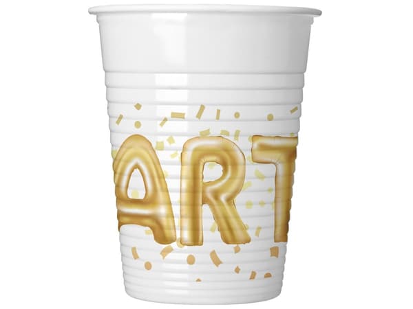 Plastik festkrus 200 ml 8 stk.