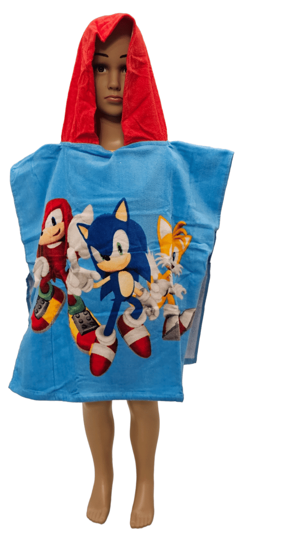 SONIC BARNHANDDUK MED HUVA PONCHO BADKARÖVERDRAG