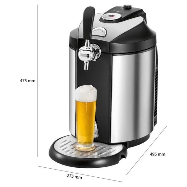 Clatronic BZ 3740 øldispenser, 5 l, med køling