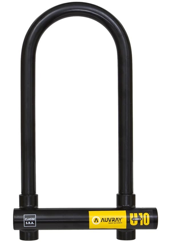 AUVRAY U-LOCK U-FORCE 10-spänne - 105 x 245 mm, stiftdiameter 18 mm (SRA-klass)
