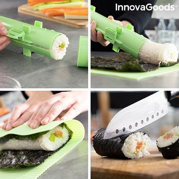 MASKINKIT TIL AT LAVE SUSHI DERHJEMME, MÅTTE TIL LAVET RIS, GØR DET SELV