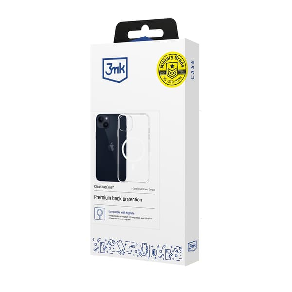 Apple iPhone 14 Plus – 3mk Genomskinligt MagCase