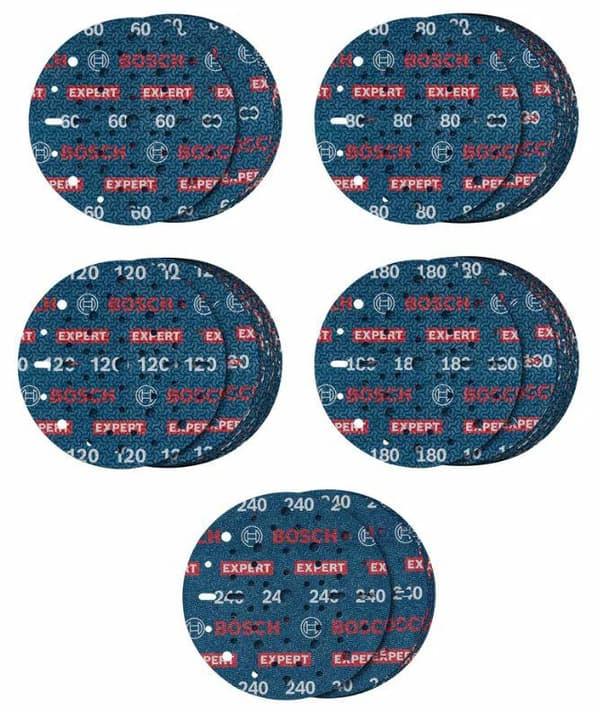 BOSCH SLIBEFOLIE 150 mm MIX 55 stk.