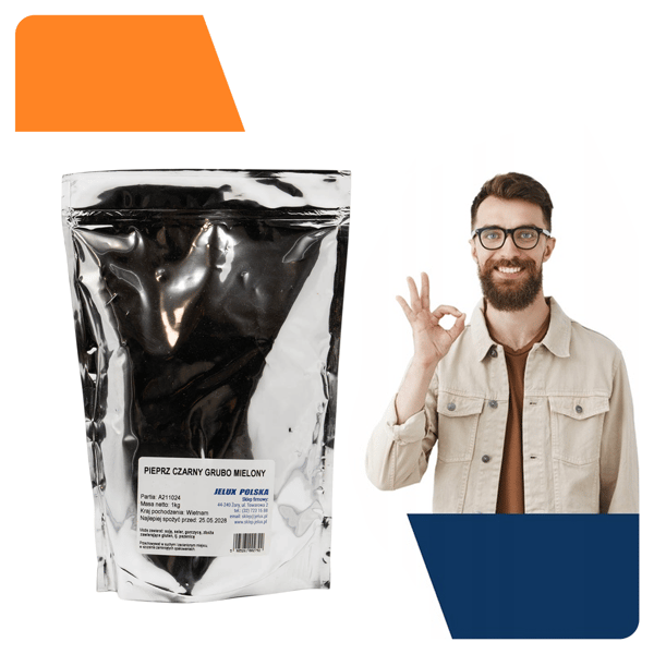 Grovmalen svartpeppar 1 kg