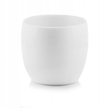 Keramisk blomkruka, vit, 8,5 cm