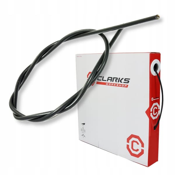Clarks 2P bremsehus 5mm x 3m sort med teflon