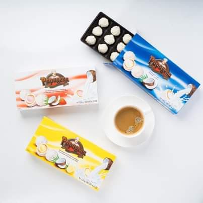 Papagena kookospallot sitruunakermalla 120 g