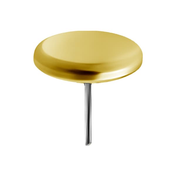 18K guld skivmutter - guld - GD18K-037 4 mm