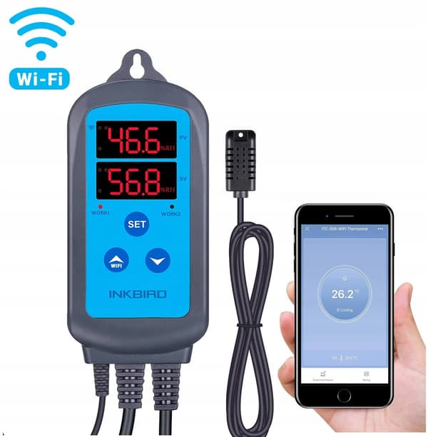 FUGTIGHEDSREGULERING - luftfugter og affugter INKBIRD IHC-200-WiFi