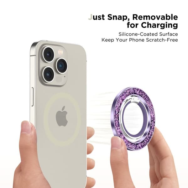 TECH-PROTECT MMR200 MAGNETISK MAGSAFE TELEFONRING LILLA