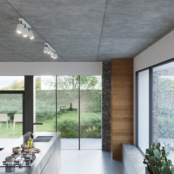 Vägglampa Merida 1 GU10 vit Sollux SL.0095