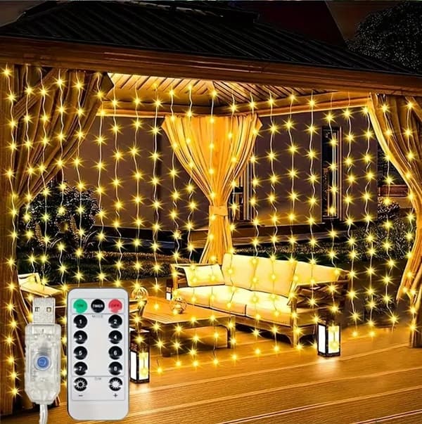 Ljusgardin 300 LED